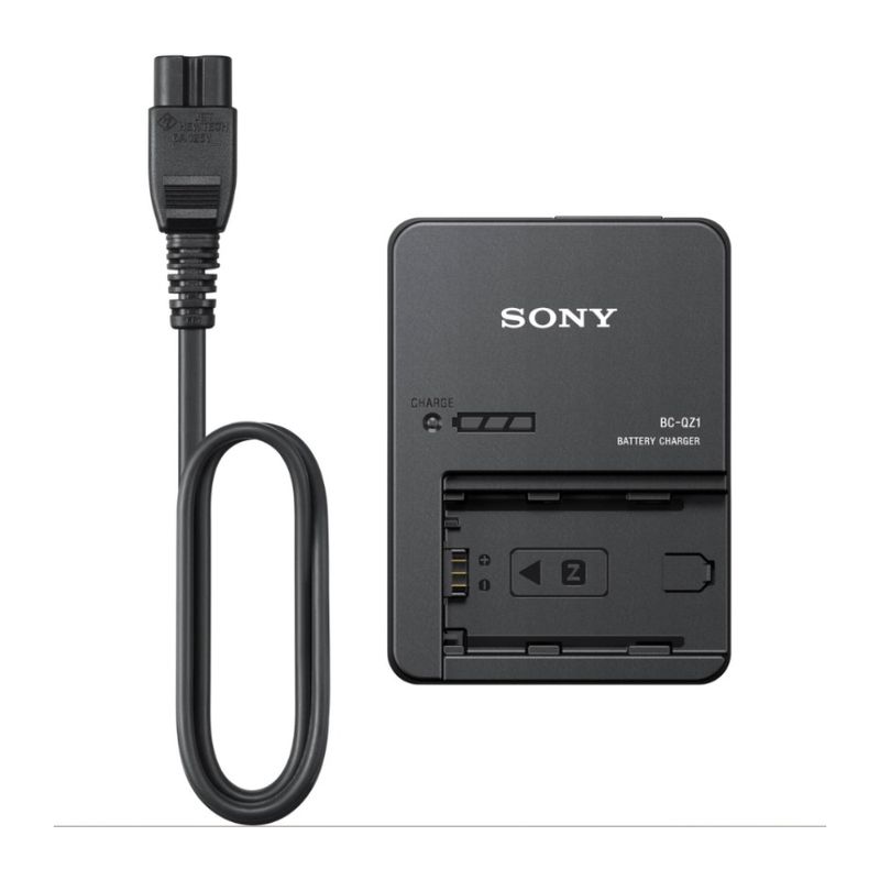 Cargador Sony BC-QZ1 para NP-FZ100 frontal
