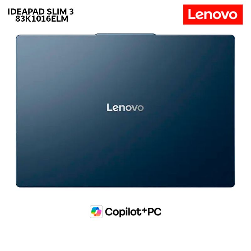 Laptop Lenovo IdeaPad Slim 3 i7 16GB 1TB 15.3" WUXGA dorsal