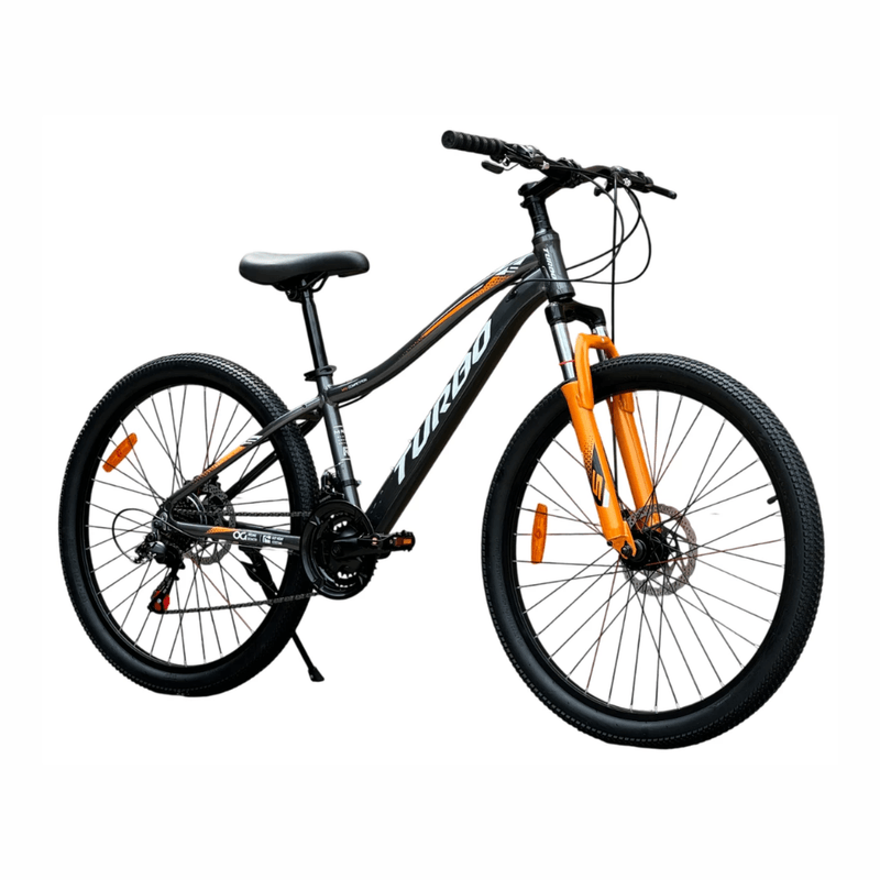Bicicleta Turbo Sprint EL26 aro 26 21 velocidades gris oblicuo