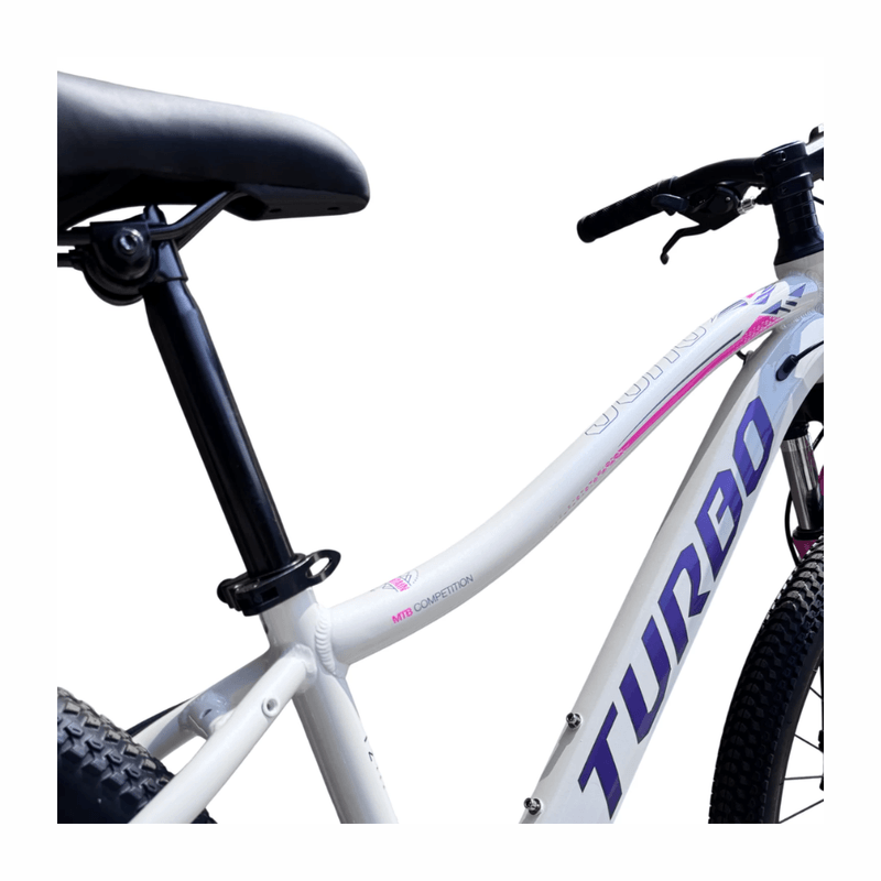 Bicicleta Turbo Sprint EL26 aro 26 21 velocidades blanco asiento regulable