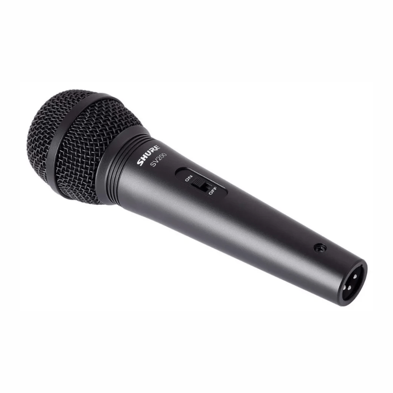 Micrófono Shure SV200 cardioide XLR 50 Hz-15 kHz negro cuerpo metálico