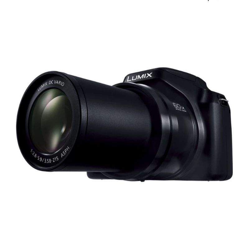 Cámara Panasonic Lumix DC-FZ80D 18.1MP grabación 4K 60x frontal oblicuo
