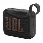 Parlante JBL GO 4 Bluetooth 5.3 4.2W RMS IP67 negro oblicuo izquierda