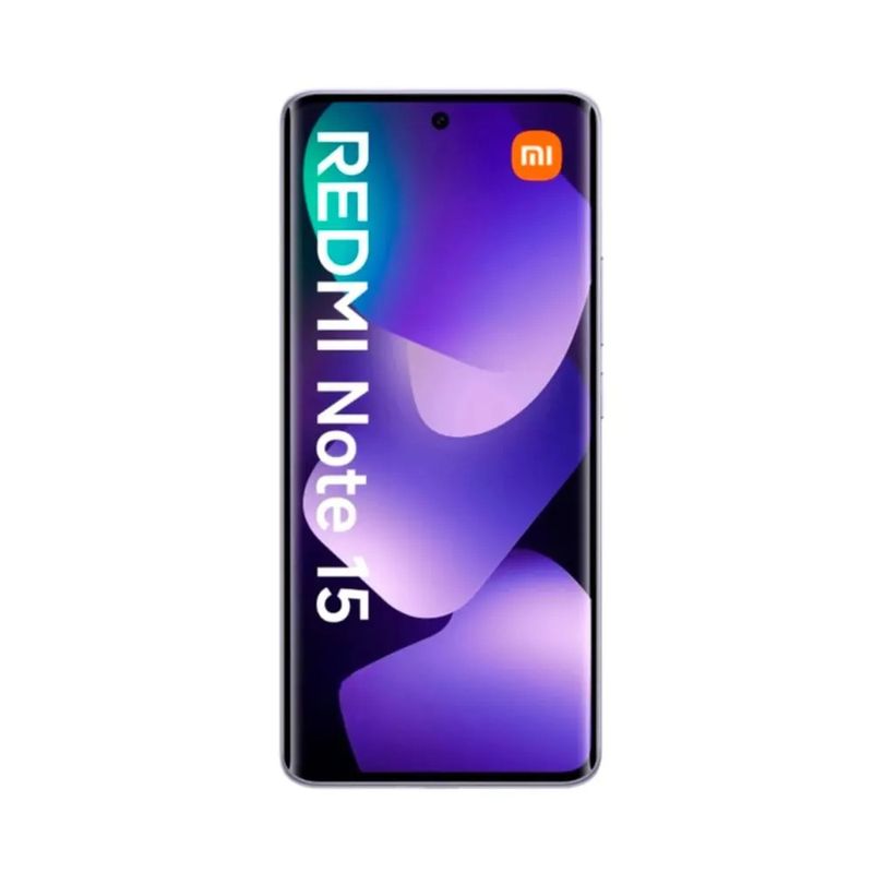 Xiaomi Redmi Note 15 4G 128GB 6GB RAM morado frontal completo