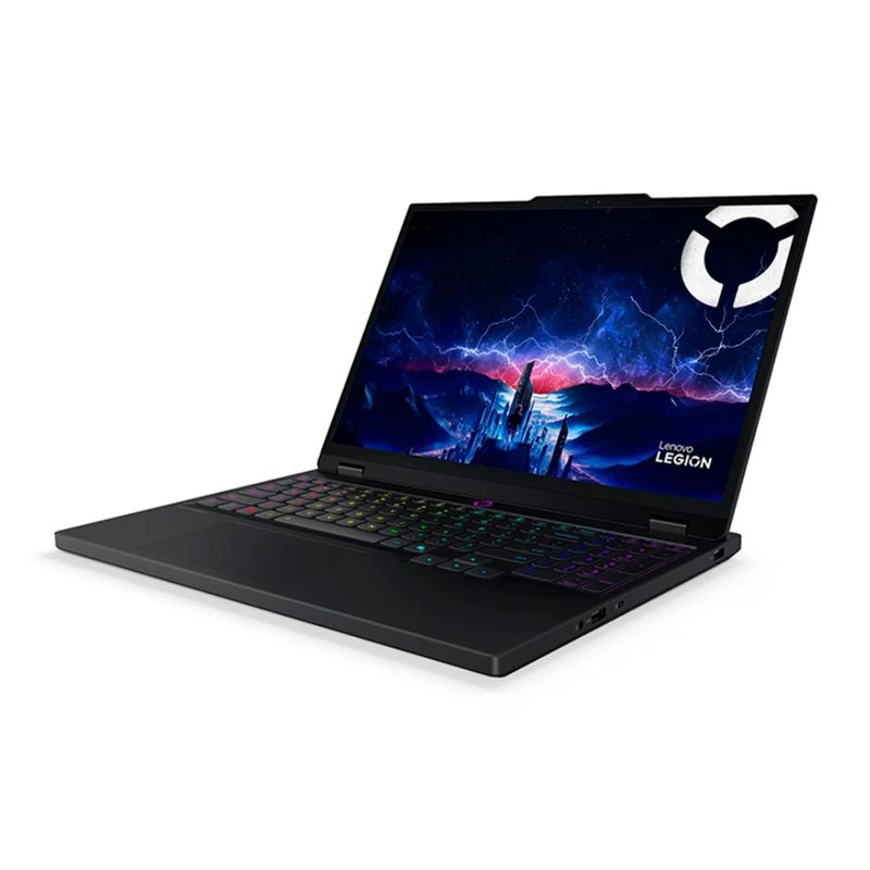 Laptop Lenovo Legion 5 15.1" Core i7 RTX 5060 1TB SSD negro frontal oblicuo