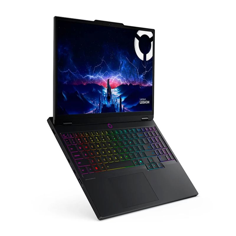 Laptop Lenovo Legion 5 15.1" Core i7 RTX 5060 1TB SSD negro frontal oblicuo