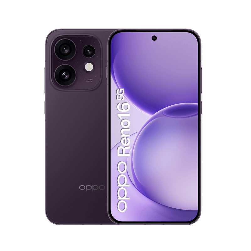 Oppo Reno16 5G 256GB AMOLED 6.32 cámara 50MP vino frontal