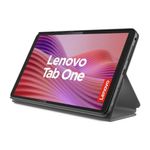 Tablet Lenovo Tab One 8.7 pulgadas 128GB 8MP Wi-Fi con Case frontal oblicuo