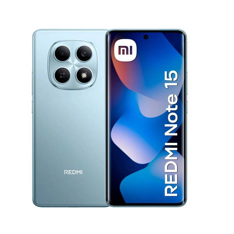 Xiaomi Redmi Note 15 4G 128GB 6GB RAM azul frontal