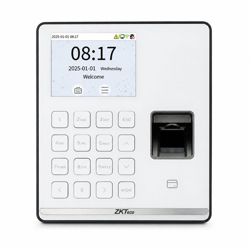 Control de asistencia ZKTeco Wi-Fi con huella frontal