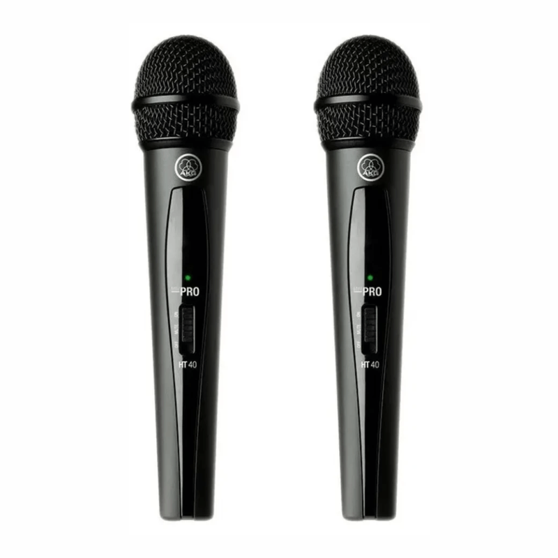 Pack 2 micrófonos AKG WMS40 Mini Dual negro