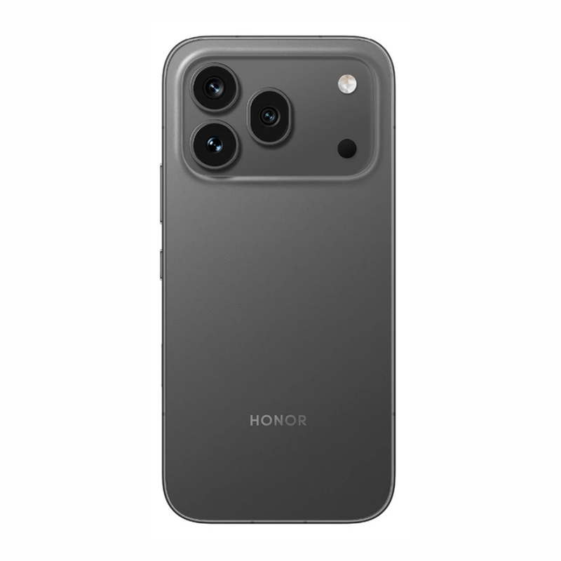 Celular Honor 600 Pro 512GB 12GB RAM 200MP AMOLED negro posterior