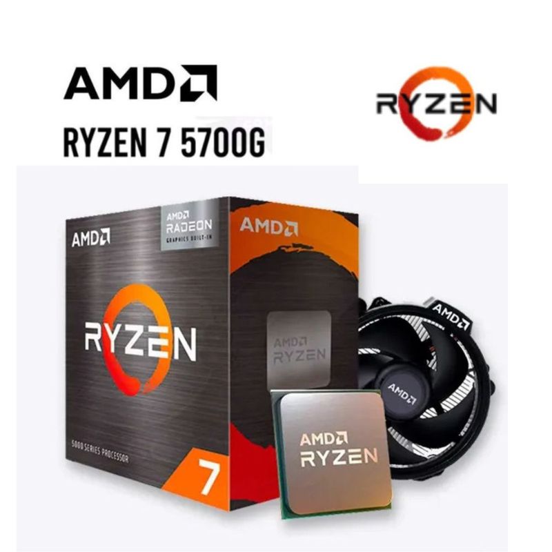 PC Gamer Ryzen 7 5700G 16GB SSD 1TB case 500W características