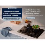 Combo Electrolux KE4GR + DE6SB 60 cm gas campana beneficios