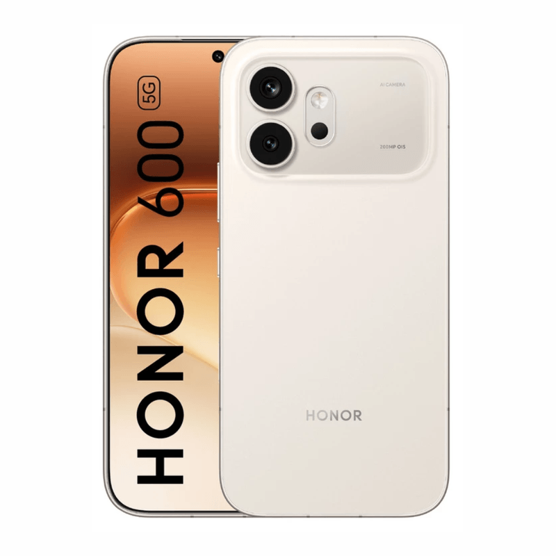 Celular Honor 600 512GB 8GB RAM dorado frontal