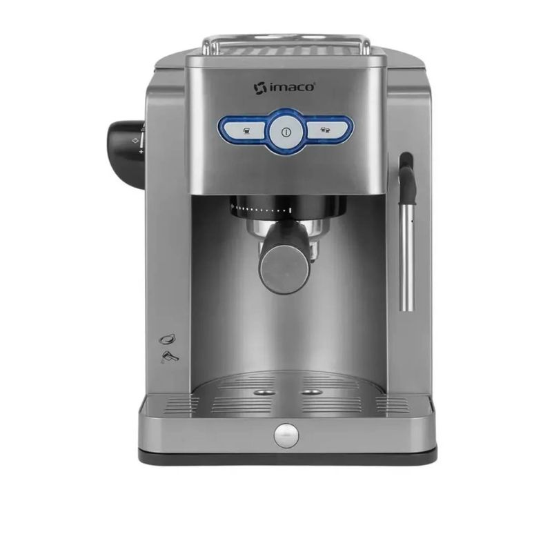 Cafetera espresso Imaco IECM192T 19 bares plateado frontal