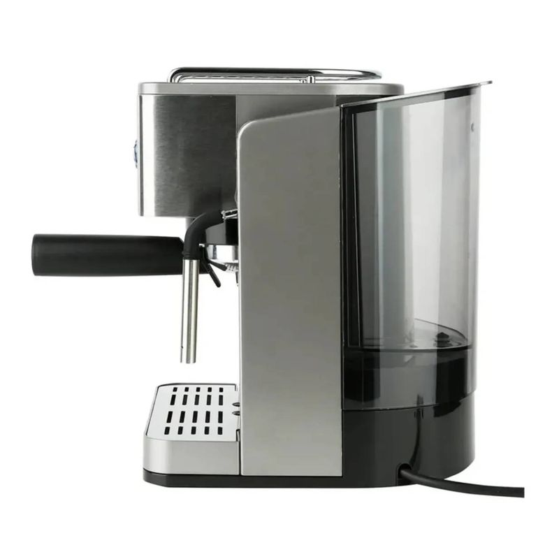 Cafetera espresso Imaco IECM192T 19 bares plateado lateral