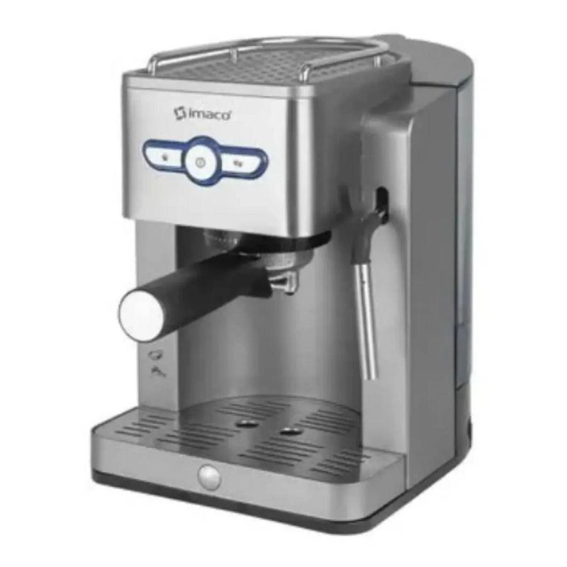 Cafetera espresso Imaco IECM192T 19 bares plateado diagonal
