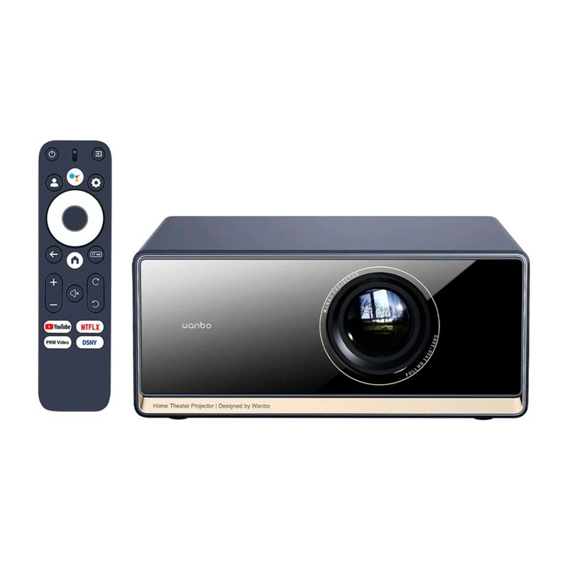 Proyector Wanbo X5 Pro Google TV 1100 ANSI Full HD frontal