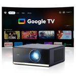 Proyector Wanbo X5 Pro Google TV 1100 ANSI Full HD frontal oblicuo