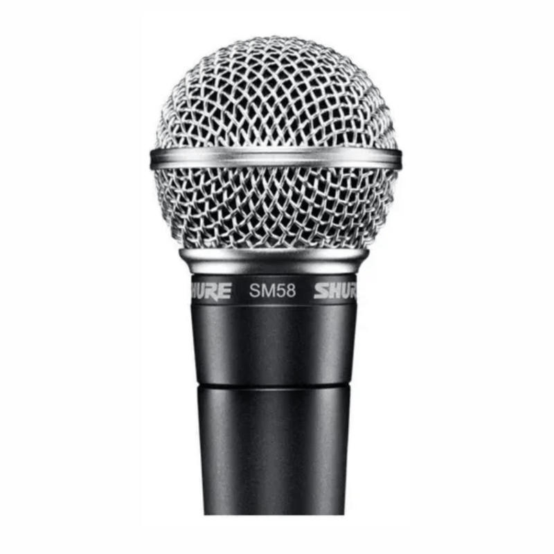 Micrófono Shure SM58-LC cardioide XLR negro rejilla de acero