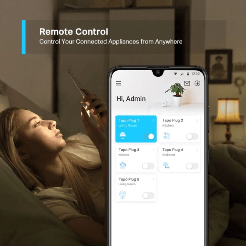 Kit TP-Link Tapo C200 y L530E y P105 cámara 1080p Wi-Fi control por app Tapo
