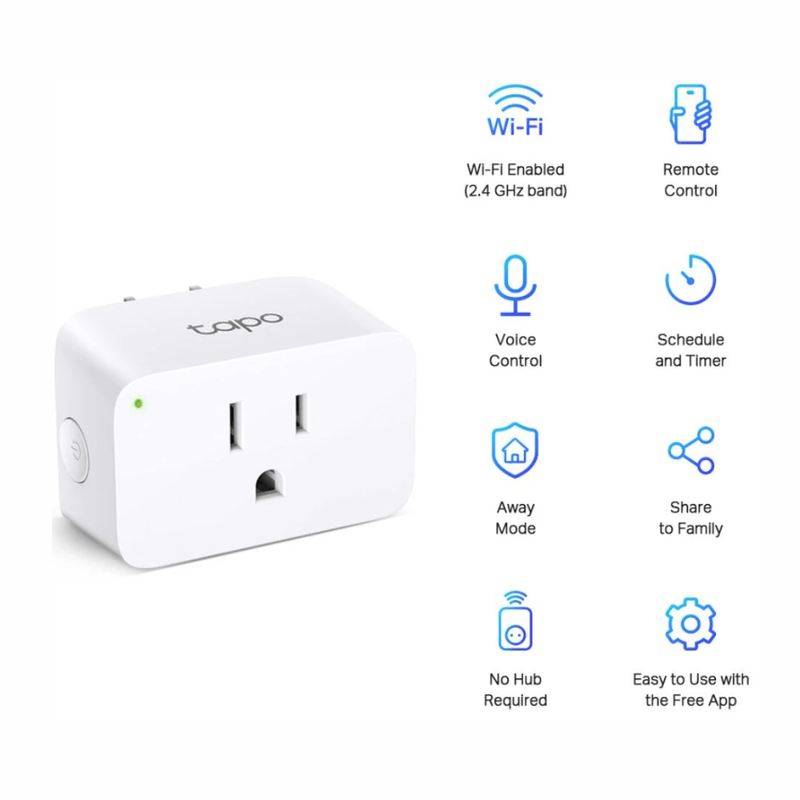 Kit TP-Link Tapo C200 y L530E y P105 cámara 1080p Wi-Fi enchufe inteligente