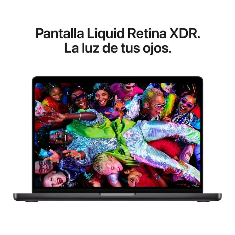 MacBook Pro 14" M5 16GB 512GB Space Black frontal