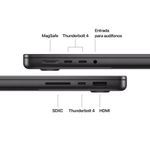 MacBook Pro 14" M5 16GB 512GB Space Black puertos