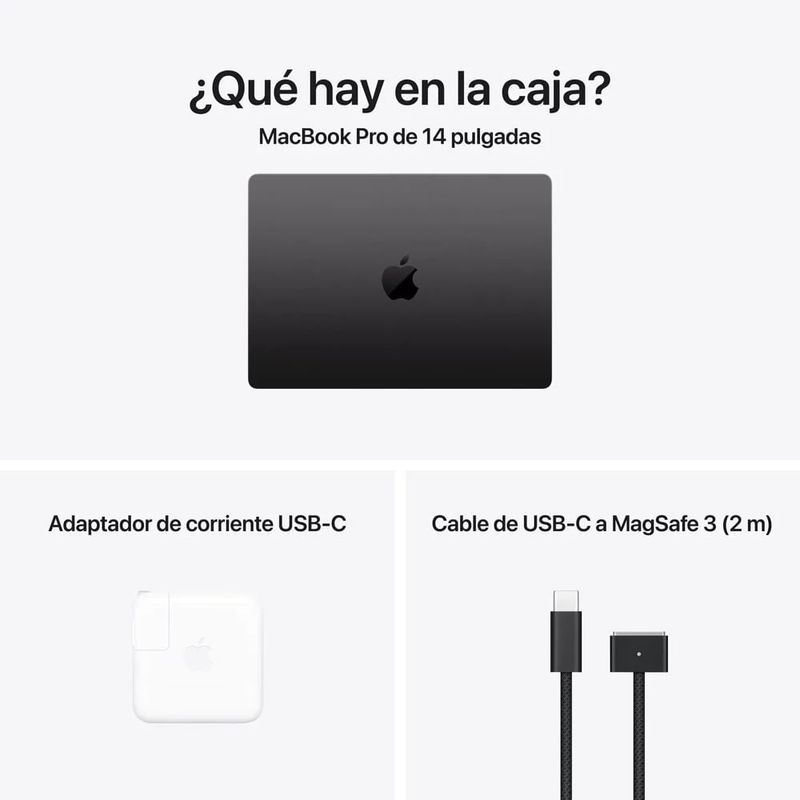 MacBook Pro 14" M5 16GB 512GB Space Black caja