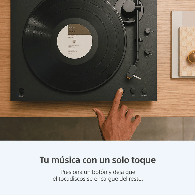 Tornamesa Sony PS-LX5BT Bluetooth automática USB Tipo B plato de aluminio