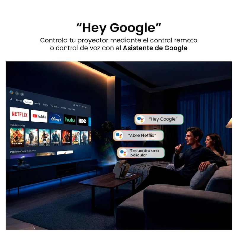 Proyector Wanbo ToGo Pro Google TV 500 ANSI Full HD especificación