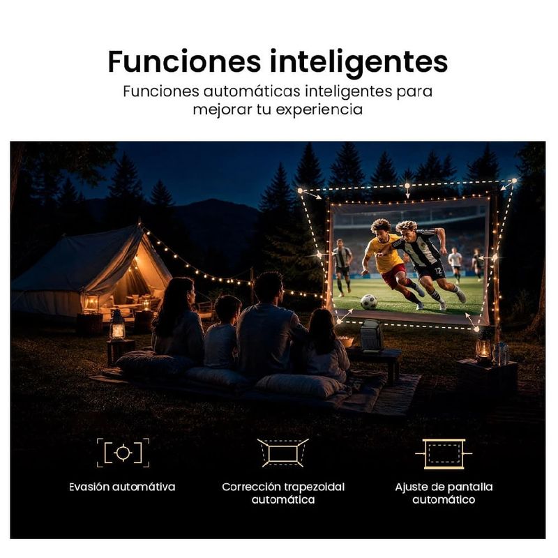 Proyector Wanbo ToGo Pro Google TV 500 ANSI Full HD especificación