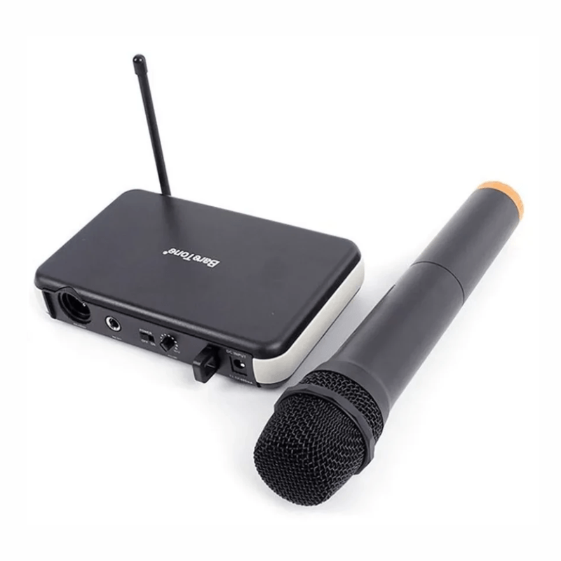 Micrófono Baretone WM-1801 UHF cardioide 60 m negro oblicuo