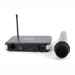 Micrófono Baretone WM-1801 UHF cardioide 60 m negro frontal