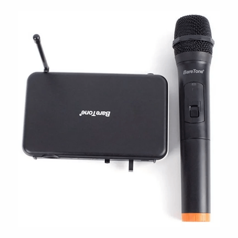 Micrófono Baretone WM-1801 UHF cardioide 60 m negro superior