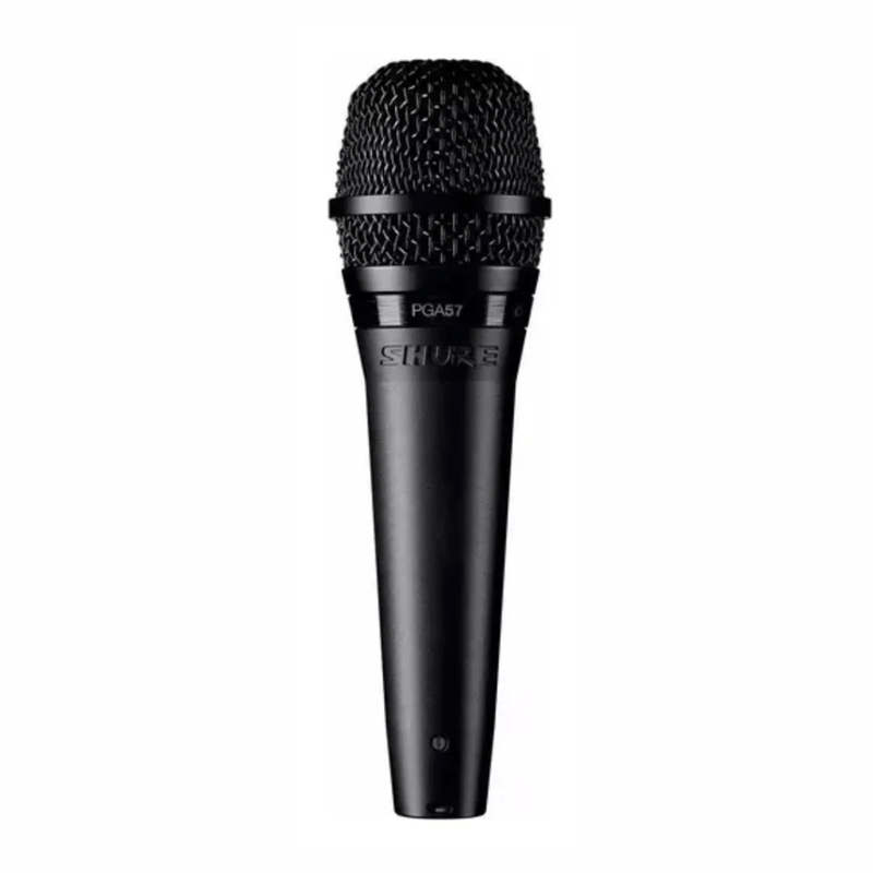 Micrófono Shure PGA57-XLR cardioide XLR 70 Hz-15 kHz negro frontal