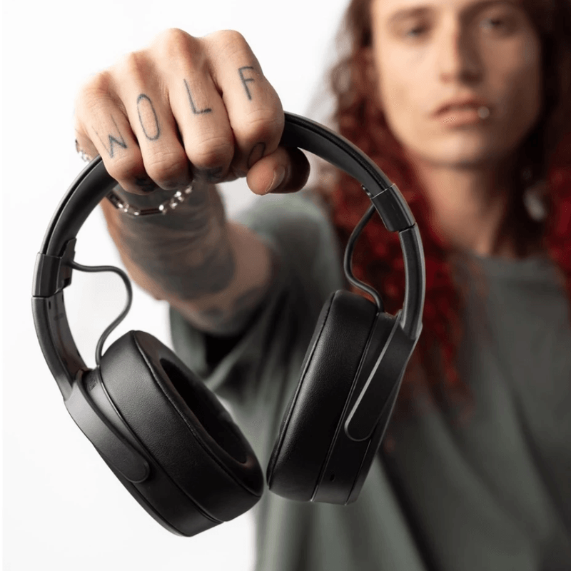 Audífonos Skullcandy Crusher Wireless 50 h y lentes Bold diseño over ear