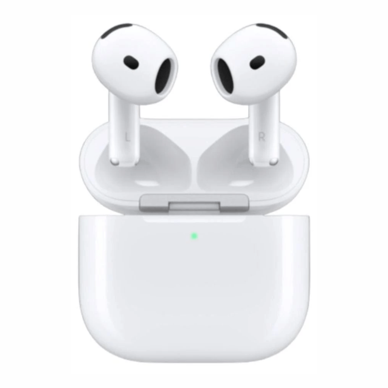 AirPods 4 con ANC Bluetooth 5.3 IP54 hasta 30 h blanco frontal