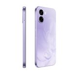 Celular Oppo A6x 5G 256GB 4GB RAM violeta frontal oblicuo