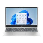 Laptop HP 15-fc0025wm Ryzen 5 1TB SSD táctil plateado frontal