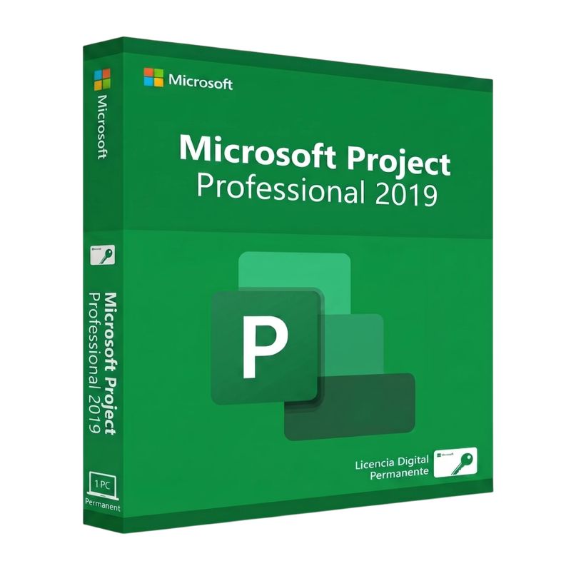 Licencia Microsoft Project 2019 Pro 1 PC Permanente