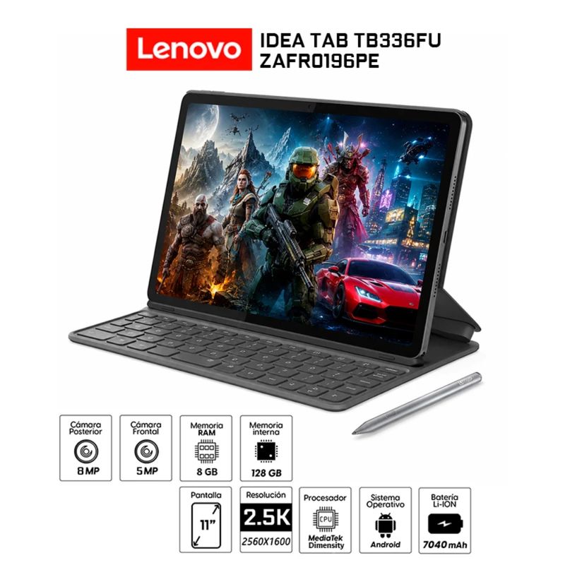 Tablet Lenovo Idea Tab 11 128GB 8GB RAM gris especificaciones