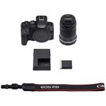 Cámara mirroless Canon EOS R10 24.2MP + lente 18-150mm negro  accesorios