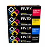 image-195Kit de 4 Tóner Fivex 202A para M254DW, M254DN y M281FDW frontal