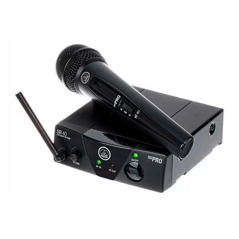 Micrófono inalámbrico Baretone WM-6501 UHF cardioide negro conexión UHF