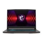 Laptop MSI Thin 15 Core i7 1TB SSD 16GB RAM RTX 4050 negro frontal