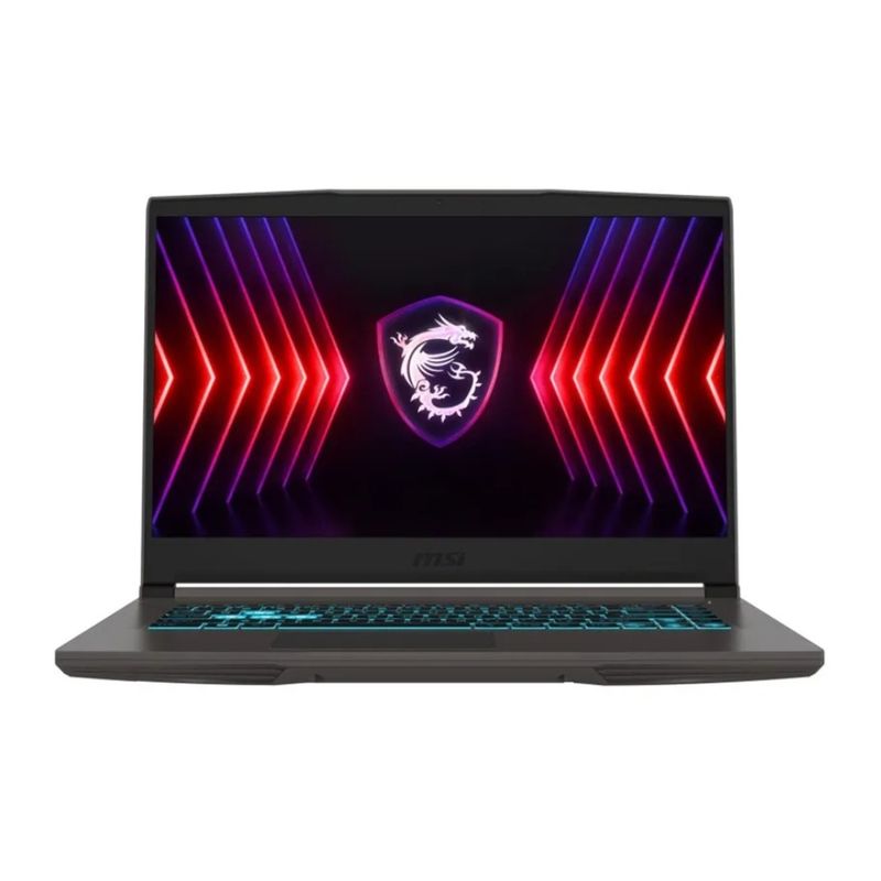 Laptop MSI Thin 15 Core i7 1TB SSD 16GB RAM RTX 4050 negro frontal