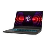 Laptop MSI Thin 15 Core i7 1TB SSD 16GB RAM RTX 4050 negro frontal oblicuo