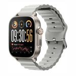 Smartwatch Realme Watch 5 AMOLED 1.97 plateado oblicuo